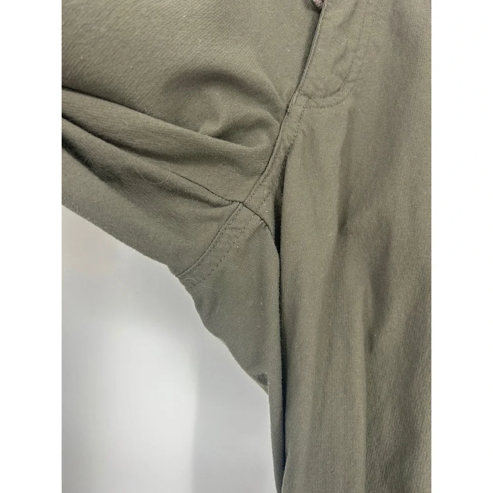 REI Women's Lightweight Cargo Hiking Straight Pants In Olive Green- Sz. 8 Tall